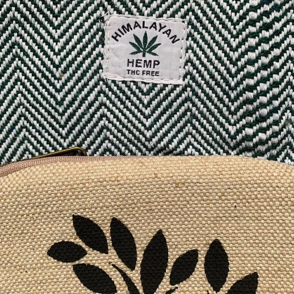 NEW! HOT ITEM!  Himalayan Hemp multi Fabric Back Pack Boho Hippie Trendy Hip